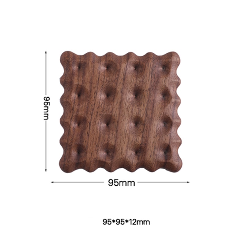 Wooden Art Cookie Design Coaster